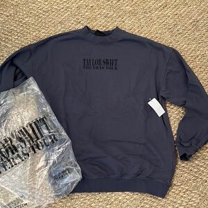 Taylor Swift The Eras Tour Real Blue Crewneck
